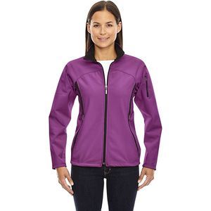78034 North End Ladies Three-Layer Performance Jacket Plum Rose XL